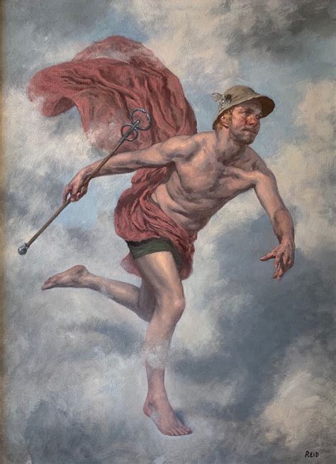 famous paintings of hermes.